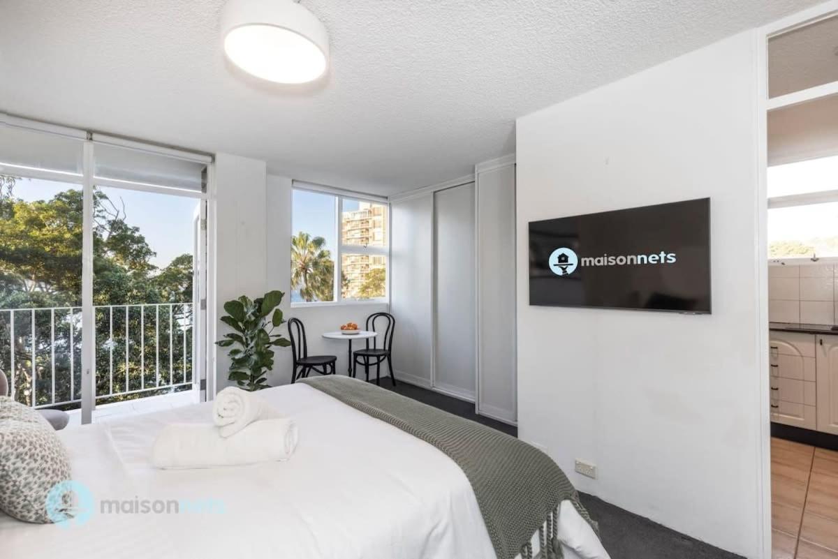 Studio Apt With Parking Balcony & Water Views Сідней Екстер'єр фото